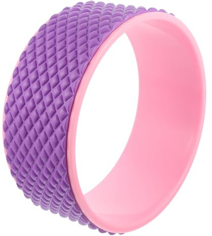 Parliky Yoga Rad Sportmassagerad Pilates Rolle Aus Langlebigem Material Für Rückbeugen Und Körpermuskeltraining Yoga Pilates Zubehör Für Sportler Und Yogaliebhaber