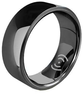 Smart Health Ring con monitoraggio della pressione sanguigna, della temperatura e del sonno, contapassi accurato per monitoraggio della salute in tempo reale e analisi multidimensionale dei dati