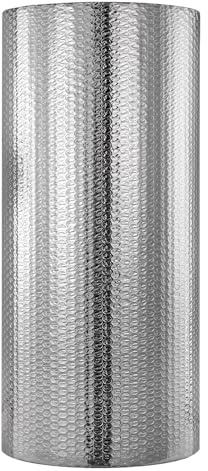 Putentfun Foil Insulation Roll 0.6m x 25m - Energy Saving DIY Bubble Foil Sheet - 3-in-1 Sustainable Thermal Insulation Reflective Radiant Barrier & Vapour Barrier - Multi Purpose for Home & Auto