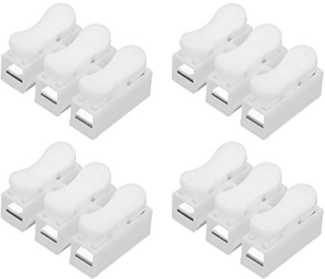 Smandy 200 St Snabbkopplingskabelklämma, Kopplingsblocksmotor, Elkontroll, Strömförsörjning, Hushållsapparater, Belysning, Maskiner 200 St Snabbkopplingskabelklämma, för Tråd (CH-3)