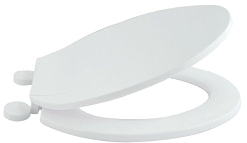 MSV WC Sitz Toilettendeckel Deckel Toilettensitz PP - Weiß