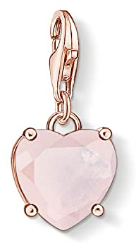 THOMAS SABO Damen-Charm-Anhänger Weisser Love Knot Klein Charm Club 925 Sterling Silber 1563-051-14