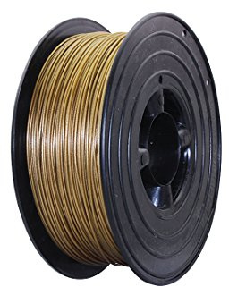 OWL-Filaments 3D Drucker 1kg Filament Rolle PLA 1.75mm 1000g Spule Made in Gemany Premium Qualität (PLA 1,75mm, Gold)