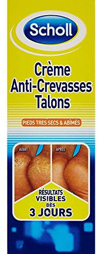 SCHOLL Lot de 4 Crèmes Anti-Crevasses Talons Tube de 60 ml