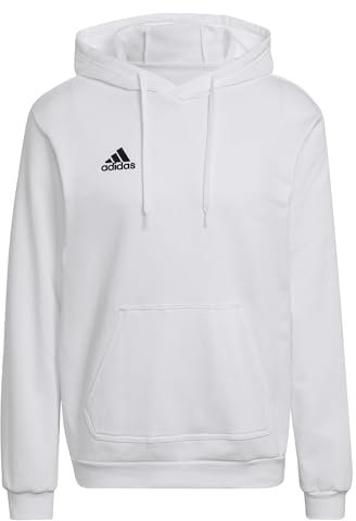 adidas Homme Entrada 22 Sweat Hoodie, White / Black, M