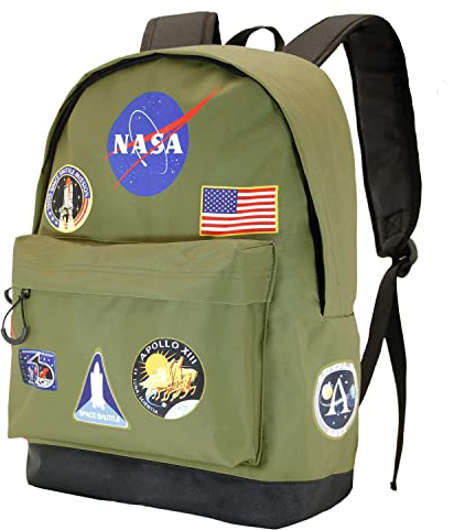 NASA Khaki-Zaino HS FAN, Multicolore, 30 x 43 cm, Capacità 22 L