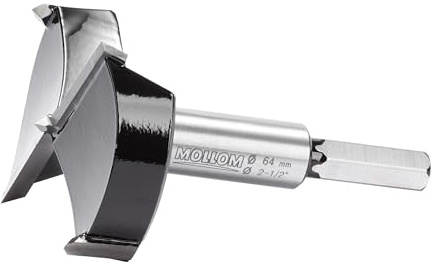 MOLLOM 2-1/2 (64mm) Hartmetall Forstnerbohrer