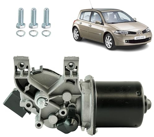 Moteur d'essuie glace compatible pour Megane 2 (2002-2008) 7701054828