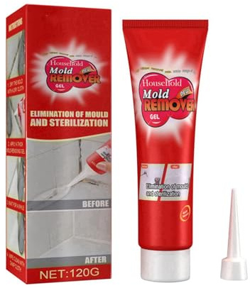 Mold Remover Gel,Moldremovergel,Mold Removal Gel For Kitchen,Mould Remover Gel Washing Machine,Mold And Mildew Remover Spray For Toilet,Quick Cleaning Bathroom Mold Remover For Wall Tile(120g)