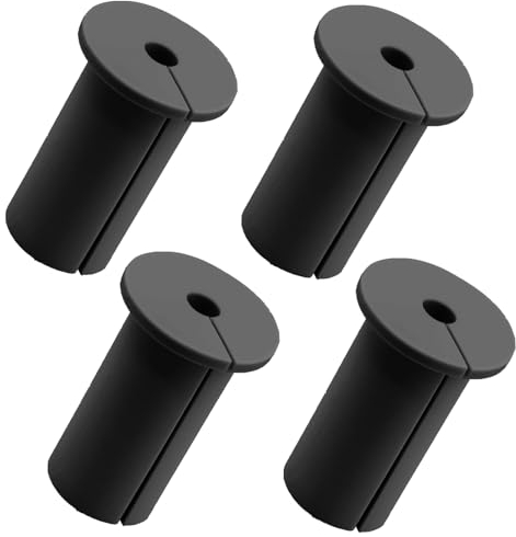 4 passacavi da parete per set di passacavi Starlink, passacavi da parete, passacavo per cavi da 1 pollice per router via cavo Starlink e adattatore Ethernet (nero)