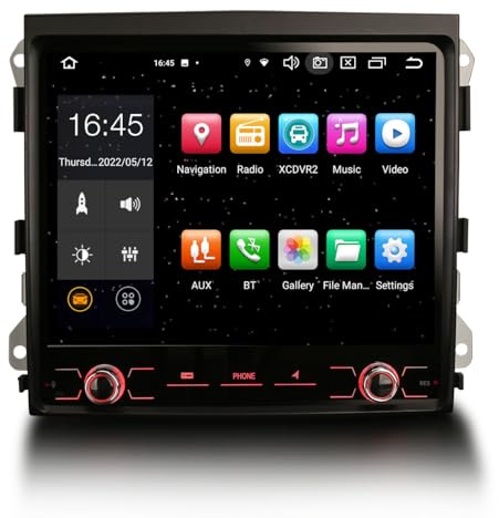 Android 14.0 8 Núcleos 4GB+64GB Dab+ Radio Coche Estéreo para Porsche Cayenne 2010-2017 Navegador GPS Soporte CarPlay Android Auto WiFi 4G USB Bluetooth 5.0 RDS Am/FM 8,4 Pulgadas IPS Pantalla táctil