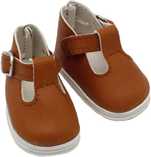 Codulu Puppenschuhe Prinzessin Leder Schuhe Outfit Kleidung Set für 14 Zoll BJD Puppen Mädchen Puppen Anzug Zubehör