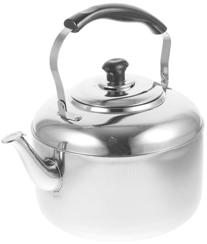 COLLBATH Hervidor De Acero Inoxidable De 6l Silbato, Apto Para Inducción, Olla Para Hervir Agua y Sopas Calientes, Adecuado Para Café y Uso Doméstico