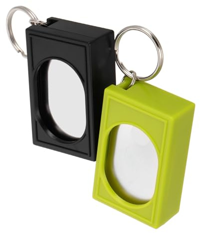 JOINPAYA 2 Stück Dog Training Clicker Kompaktes Tragbares Klicker trainingsgerät für Hunde Katzen Vögel Echsen Schnelles Vielseitiges Erziehungshilfsmittel für Kleine und Große Haustiere