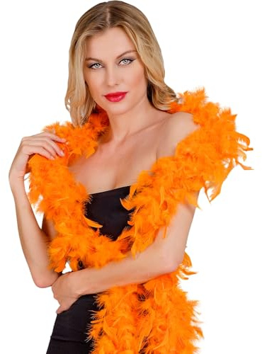 TrendandStylez Federboa 180cm in 30 Farben | Kostüm Accessoire für Damen | Federschal für Karneval, Fasching, 20er Jahre Party & JGA | Perfekt für Charleston & Burlesque Outfits