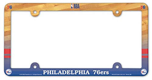 Wincraft Philadelphia 76ers Nummernschild Kunststoffrahmen