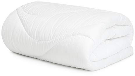 Fabsy Piumone facile da pulire, traspirante, 155 x 220 cm, pesante per tutte le stagioni, 350 g/m², in microfibra goffrata, lavabile