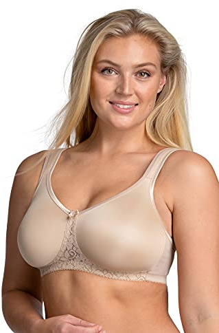 Miss Mary of Sweden Smooth Lacy T-shirt Bh utan Bygel 85C Beige