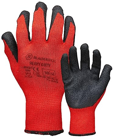 Blackrock Pro Grip latexbeschichtete Sicherheitshandschuhe, robust | Arbeitsgriff für Männer und Frauen, ideal für Gartenarbeit, Handhabung, Fertigung, Landwirtschaft und Bau