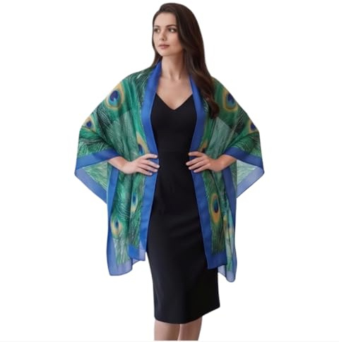 LA FERANI Pañuelo de seda blanco negro clásico pañuelo de seda verano bufanda ocasiones formales paño toalla toalla de playa toalla de sobre paño ligero 180 x 90 bufanda de seda regalo para ella mujer