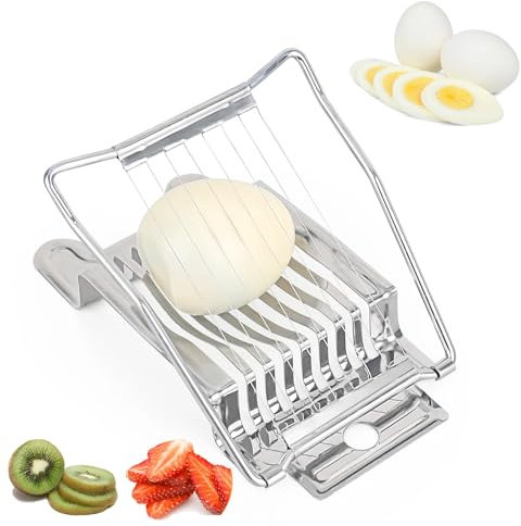 Corta Huevos Cocidos, Cortadora Huevos Manual, Alambres De Corte De Huevos, Tensión Individual Y Estable Para Rebanador De Huevos Para Cortar Huevos, Fresas, Frutas Blandas