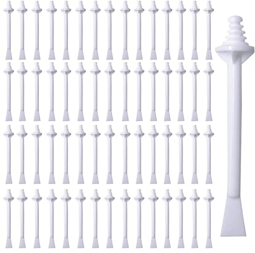 100Stück Nasenhaar Wachs Applikatoren,Wachsstäbchen Applikatoren,Kunststoff Wachs Stange,Dual-Verwendung Nasenwachs Sticks,Nasenhaar Stäbchen für die Nasenlochreinigung und Nasenhaarentfernung