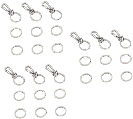 minkissy 9sätze Hundemarken Clips Id-tags Für Hunde Und Katzen Mit Ringen Für Und Geschirre Einfach Zu Wechseln Langlebig Sicherer