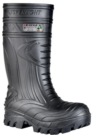 COFRA 00040-N15.W42 THERMIC BLACK S5S MET MISURA 42 STIVALE PU/GOMMA ANTISTATICO NERO Scarpa da lavoro antinfortunistica termica isolante dal freddo