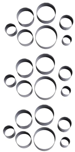 jojofuny 3sätze Teiliges Loch-hohlstanzer-set Für Lederhandwerk Robuste Punch Cutter Für Gürtel Handy Und -projekte Hochdichte Metallkonstruktion Einfach Zu Bedienen