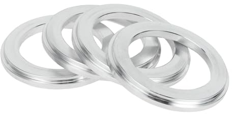 INFINAUTO Bagues De Centrage De Moyeu, 57,1 Mm De Diamètre Intérieur À 82 Mm De Diamètre Extérieur, En Alliage D'Aluminium, 4 Pièces