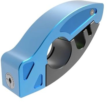 Alarma 130db candado de Seguridad de Advertencia Motocicleta Scooter Moto Freno Seguridad Manillar Bloqueo de Disco antirrobo Impermeable(UM-A2 Blue)