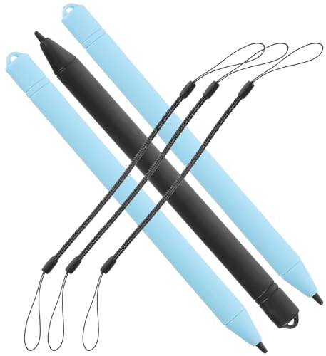 Tofficu Lcd Drawing Tablet Pens Set for Boys and Girls 3pcs Lcd Writing Board Pens with 3 Adjustable Strings Compatible with Boys and Girls’ Doodling and Painting Tablets Random Colors Educational Use