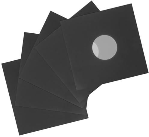 DIYEAH 6 Pezzi Buste per Dischi in Vinile Kraft da Custodie Protettive Resistenti per Album Accessori per Archiviazione e Protezione da Graffi