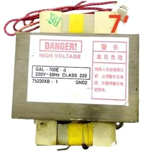 Transformador de alto voltaje que impulsa el horno microondas, pieza GAL-700E-4, adecuado for microondas de gran tamaño