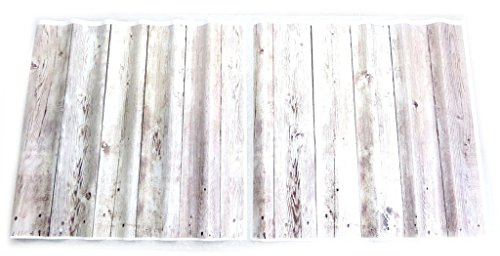 Adhesivo decorativo para pared de madera diseño de cabecero.