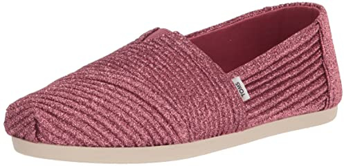 TOMS dam Kvinnor_espadrille_dark Rose Glimmer CordPargator