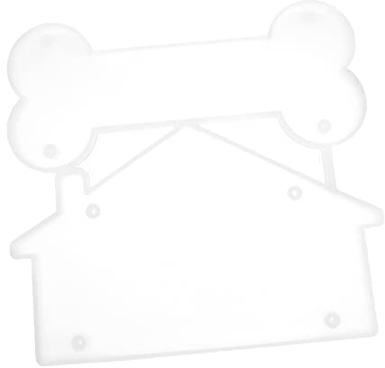 TOPPERFUN Moldes De Silicona Para Placas De Puerta De Resina Epóxica Accesorios De Manualidades Diy Para Colgantes y Personalización