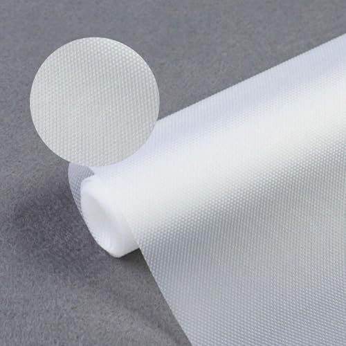 Alfombrilla para cajones, 50 x 500 cm, alfombrilla antideslizante para cocina, resistente al agua y no adhesiva, para estanterías, armarios, cajones, nevera, casa, oficina, diamante transparente