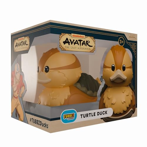 TUBBZ Avatar Schildkröten-Ente Gummiente Sammlerfigur in Verpackung 8.9cm | Offizielles Merchandising zum Anime Avatar“,Turtle Duck Ente Vinylfigur in der Verpackung. ideal als Geschenk & Dekor