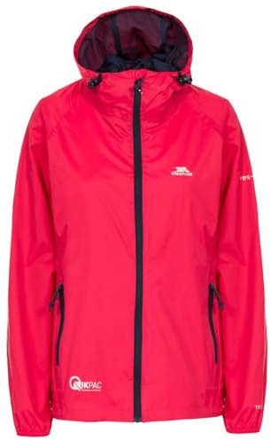 Trespass Qikpac Female Jacket Vestes coupe-pluie Femme Rose (Framboise), M