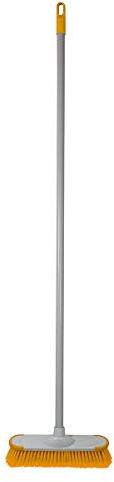 Charles Bentley Indoor Broom Metal Handle Sweeping Brush, 120x14x14cm