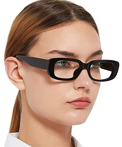 MARE AZZURO Stylish Reading Glasses Women Unique Readers 0 1.0 1.25 1.5 1.75 2.0 2.25 2.5 2.75 3.0 3.5 4.0 5.0 6.0 (Black, 250)