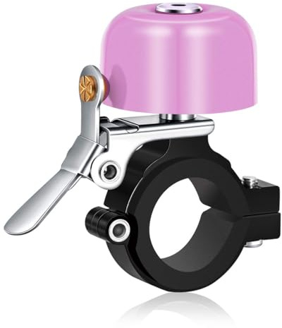 Greallthy Fahrradklingel, 90 dB, Klassische Fahrradklingel aus Messing, für Lenker von 22,2 bis 31,8 mm, Klingel für Rennrad und Mountainbike, Zubehör für Kinder und Erwachsene.