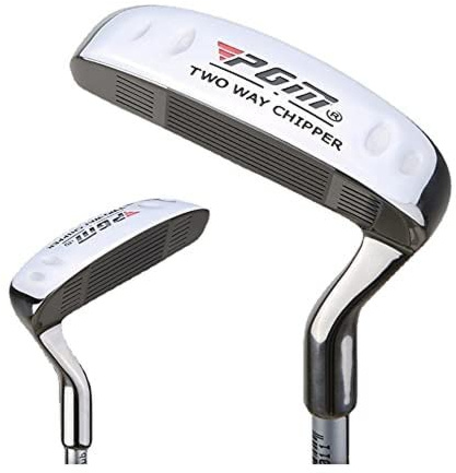 Putter da golf per uomini e donne Mazze da golf bidirezionali Testa in acciaio inossidabile Mano sinistra e mano destra Asta di spinta Double Side Chipper Sport Driver da golf 35'' 34'' (Per uomo)