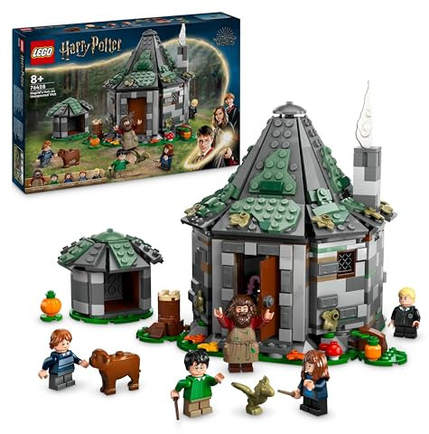 LEGO Harry Potter La Capanna di Hagrid: una Visita Inattesa, Giochi per Bambine e Bambini da 8 Anni in su, Casa Giocattolo da Costruire con 7 Personaggi, Idea Regalo dal Wizarding World 76428