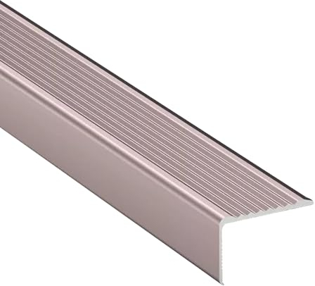 LIYI929GP Innen- Und Außenbereich Treppenkantenprofil Mit Antirutschbelag, Kantenschutz Abschlussleiste, Stufenkantenprofil Treppenkantenprofil Treppenkanten Übergangsleiste, Aluminium Winkelprofil