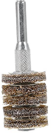 CHILDWEET 5-layer 25mm Wire Brush Drill Attachment Thickened Copper Wire Rust Remover and Polishing Wheel for Metal Cleaning Electric for Drill Suitable for Rust Stripping and Surface Preparation