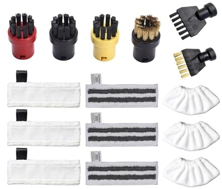 REYATA Testine for Scopa a Vapore in Microfibra Panno for Scopa a Vapore Compatibile con Karcher Easyfix SC2 SC3 SC4 SC5 Accessori for aspirapolvere Portatili(13-01)