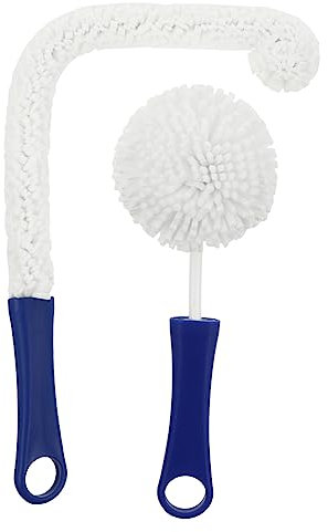 BCOATH 2piezas Cepillos para Biberones y Botellas para Limpiar Copas y Cristalería Diseño Ligero y Práctico