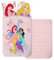 Disney Princess Bedding Set for Baby or Changing Bed, Reversible Duvet Cover 100 x 135 cm + Pillowcase 40 x 60 cm, 100% Cotton